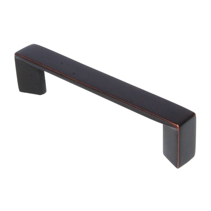 Emtek Trinity 4 Ctr Cabinet Bar Pull Oil-Rubbed Bronze Solid Brass 86265US10B