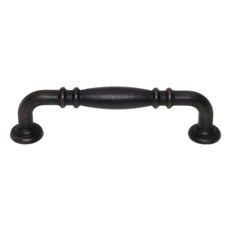 Emtek Tuscany 3 1/2 Ctr Cabinet Arch Pull Medium Bronze Solid Brass 86101MB