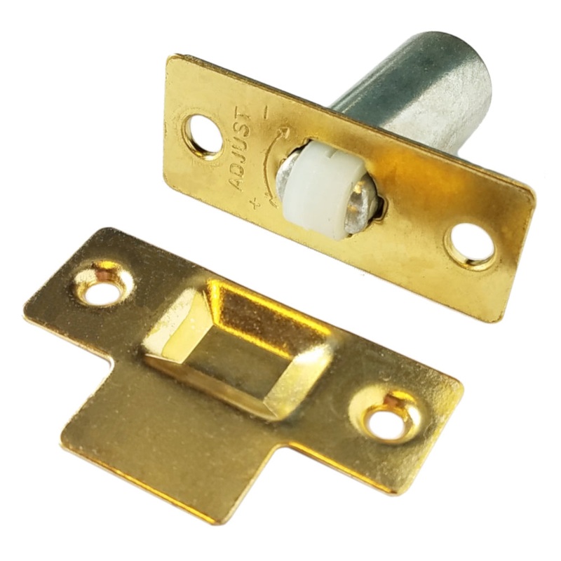 Hickory Hardware Polished Brass 1-3/4cc In Door Roller Catch PBH0426