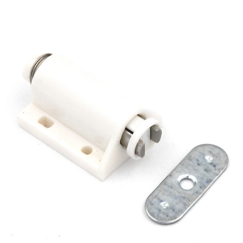 Hickory Hardware White 7/8cc Cabinet Door Magnetic Touch Catch P655-W