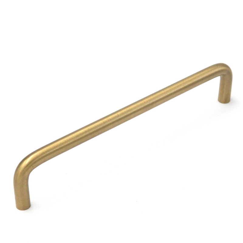Keeler Satin Brass Cabinet or Drawer 6cc Wire Pull Handle PW356-04