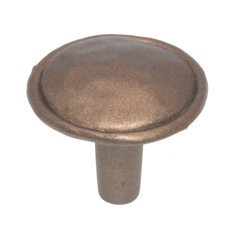 Laurey Merlot Aged Brass 1 3/8 Hammered Cabinet Knob 37402