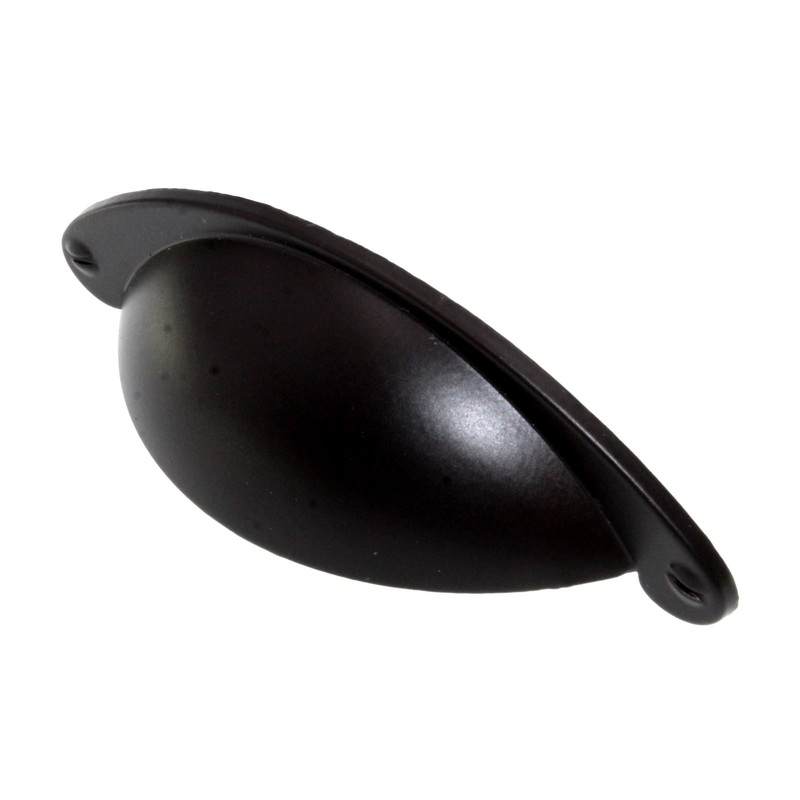 Laurey Nantucket Oil-Rubbed Bronze Mock Screw 2 1/2 (64mm) Ctr Cup Pull 52366