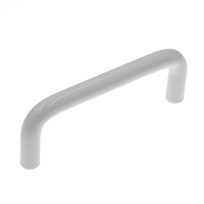 Laurey White Cabinet or Drawer 3cc Wire Pull Handle 34242