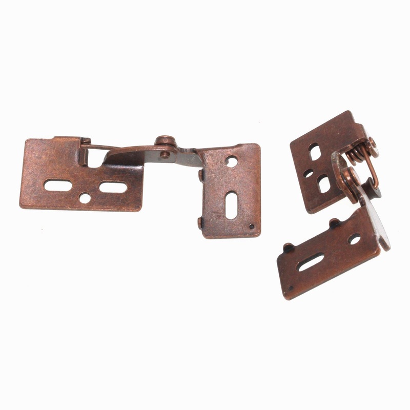 Replace Amerock BP2605 Antique Copper Knife Hinges 1/4 Overlay Youngdale #5