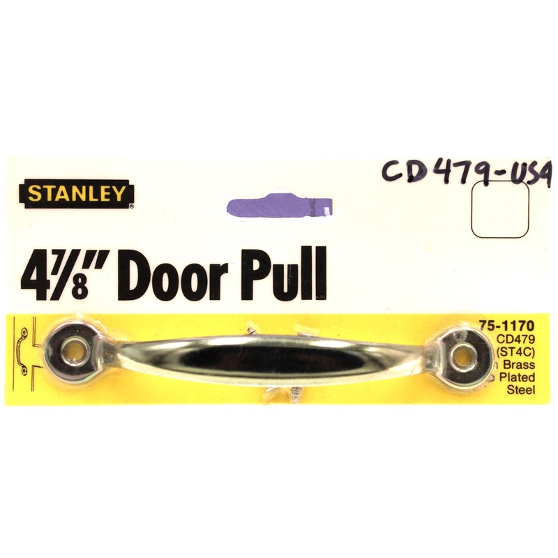 Stanley Satin Brass Shed Screen Door Pull 4 1/4 Ctr CD479-US4 75-1170