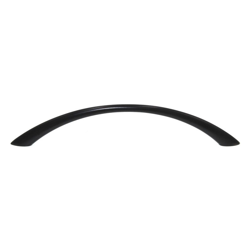 Amerock 5 (128mm) Ctr Cabinet Bow Arch Pull Flat Black BP1214FB