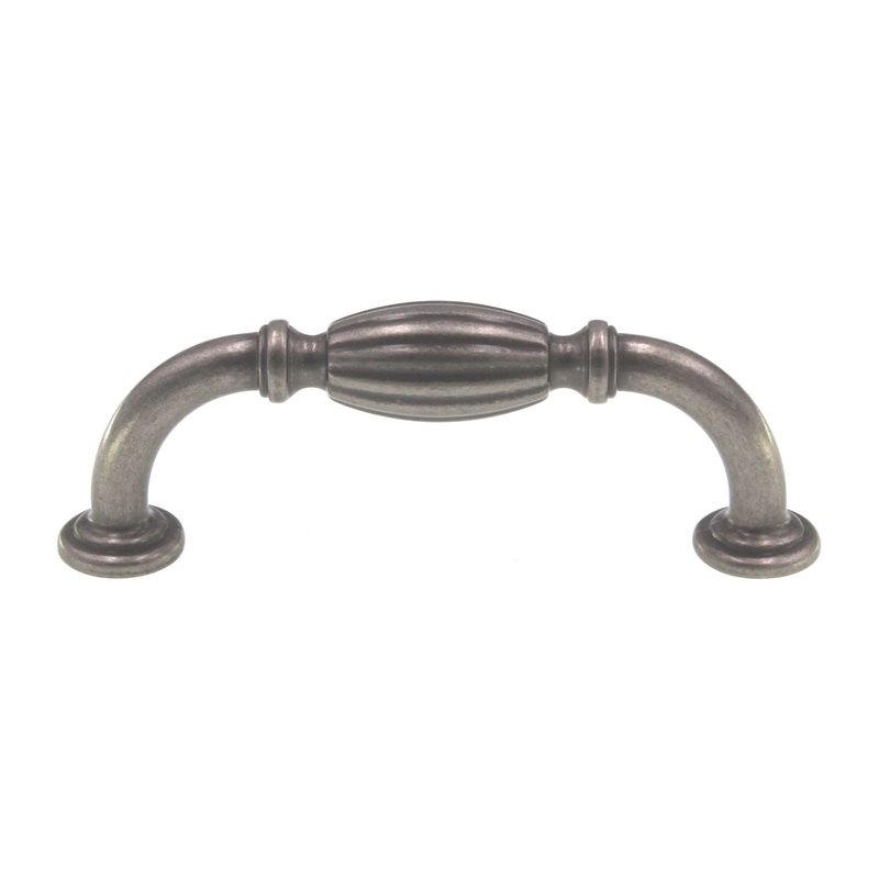 Amerock Blythe 3 Ctr Cabinet Arch Pull Weathered Nickel BP55222WN