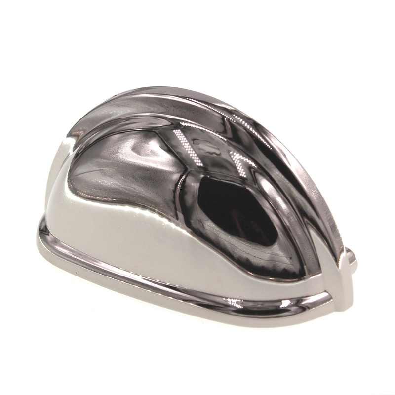 Amerock Cup Pulls 3 Ctr Drawer Cup Pull Polished Nickel BP53010PN