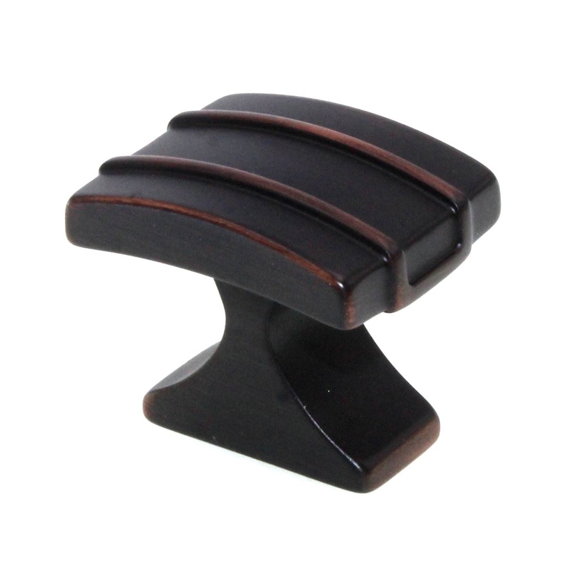 Amerock Davenport 1 1/4 Rectangle Cabinet Knob Oil-Rubbed Bronze BP36601ORB