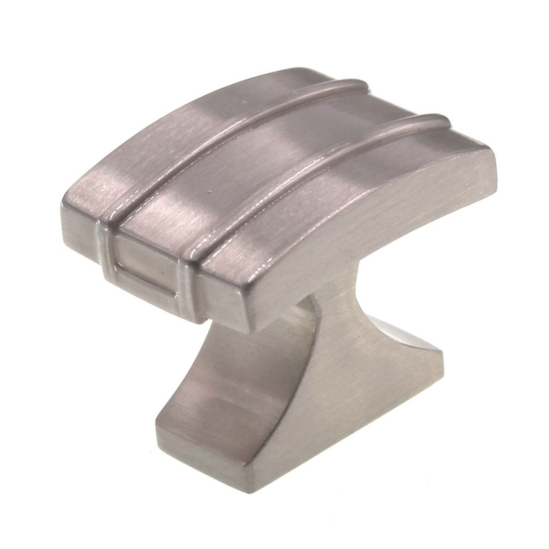 Amerock Davenport 1 1/4 Rectangle Cabinet Knob Satin Nickel BP36601G10