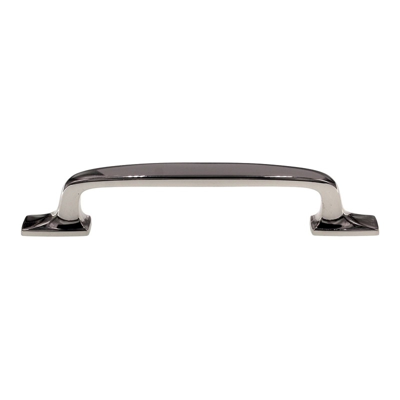 Amerock Highland Ridge 5 (128mm) Ctr Cabinet Pull Polished Nickel BP55319PN