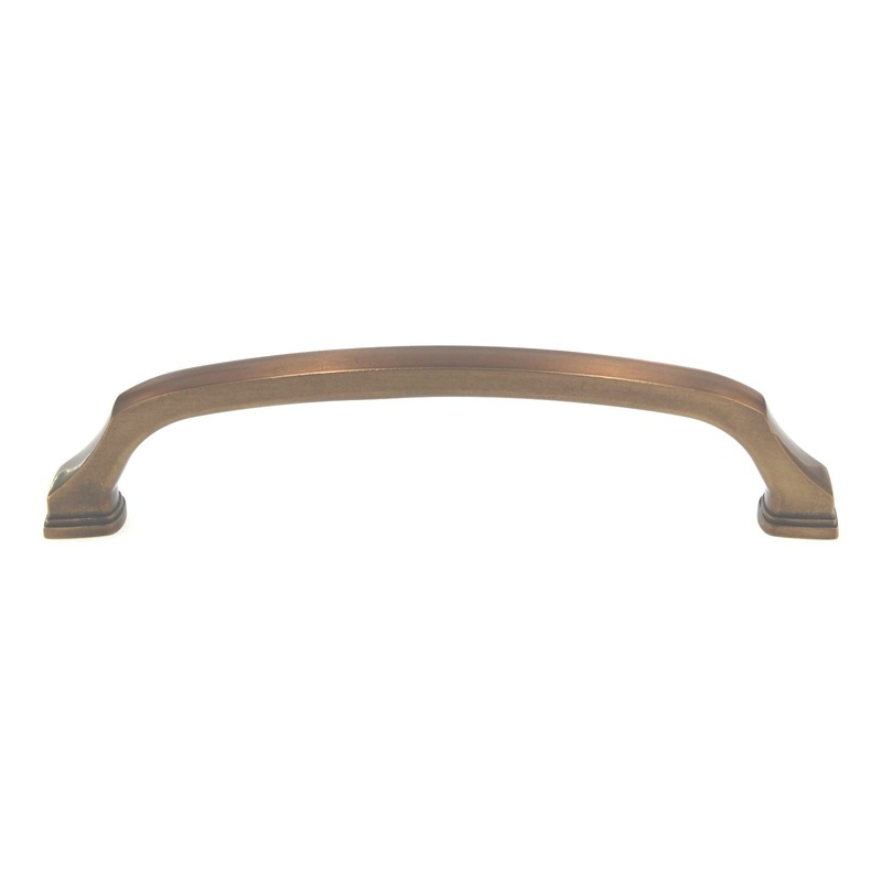 Amerock Revitalize 6 1/4 (160mm) Ctr Cabinet Arch Pull Gilded Bronze BP55347GB