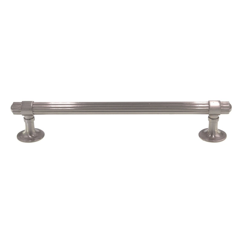 Amerock Sea Grass 6 1/4 (160mm) Ctr Cabinet Bar Pull Satin Nickel BP36623G10