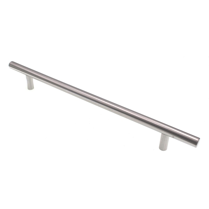Amerock Stainless Steel Hollow 8 13/16 (224mm) Ctr Cabinet Bar Pull BP36803SS
