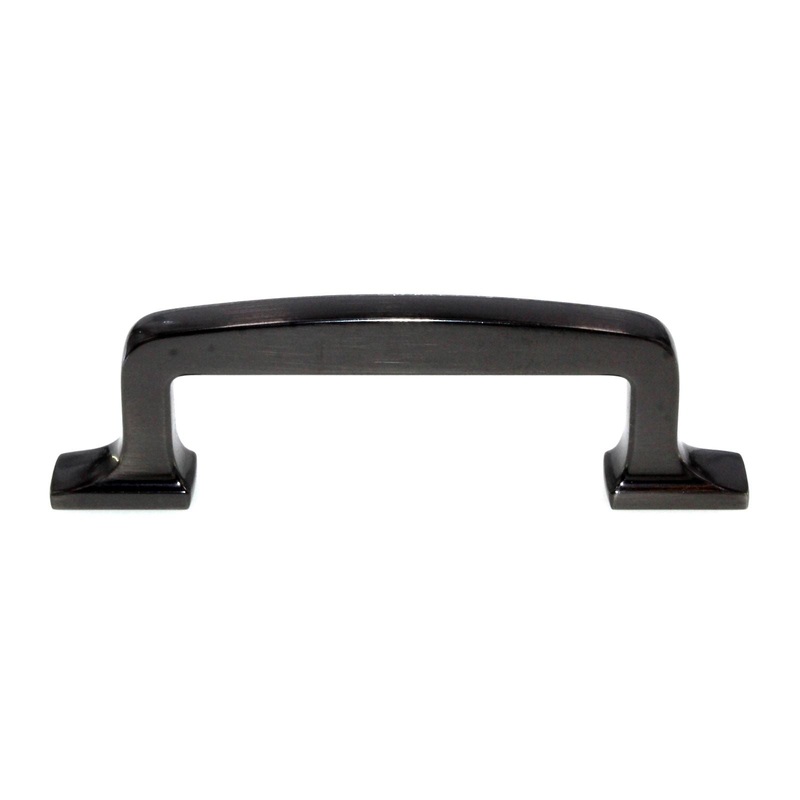 Amerock Westerly 3 Ctr Cabinet Arch Pull Graphite BP53719GPH