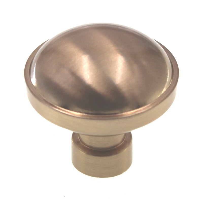 Emtek Brandt 1 1/4 Round Cabinet Knob Satin Brass Solid Brass 86695US4