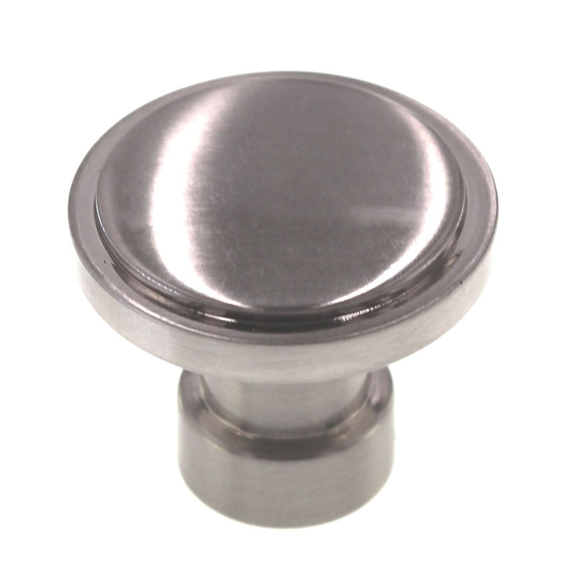 Emtek Haydon 1 1/4 Round Cabinet Knob Satin Nickel Solid Brass 86697US15