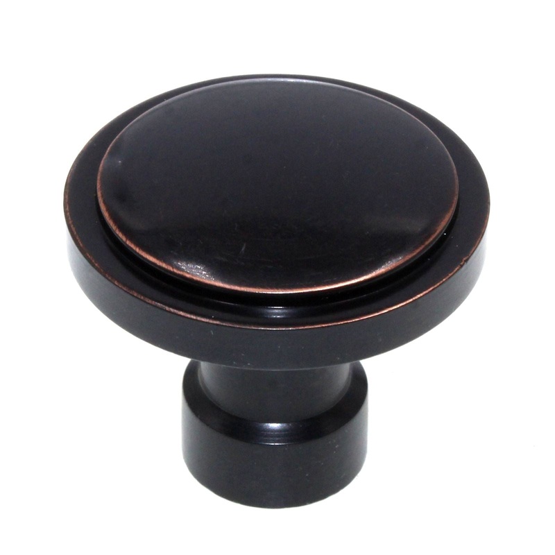 Emtek Haydon 1 3/4 Round Cabinet Knob Oil-Rubbed Bronze Solid Brass 86698US10B