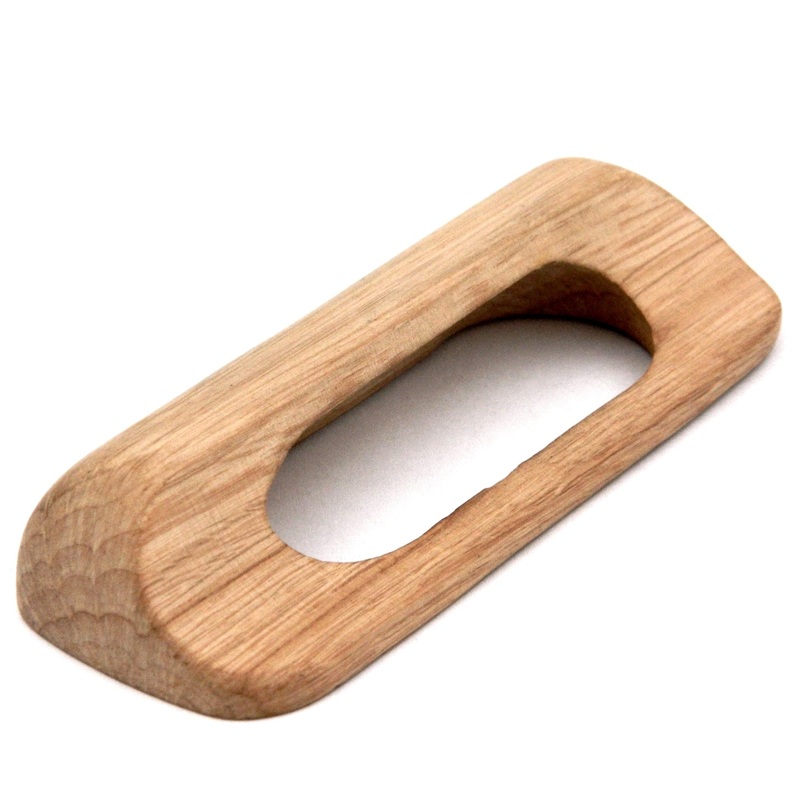 Hickory Hardware Unfinished Wood Cabinet or Furniture Drawer 3 3/4 (96mm)cc Cup Pull P676-UW