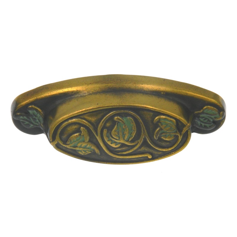 Hickory Hardware Verde Antique Cabinet or Furniture Drawer  3cc Cup Pull P7308-VA