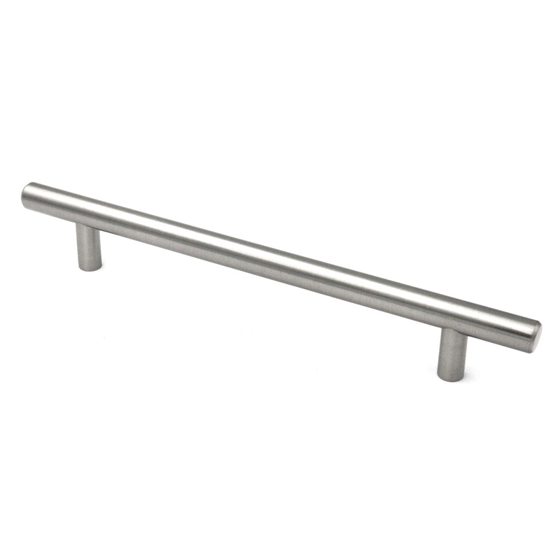 Hickory Metropolis Satin Nickel 6 1/4cc (160mm) Cabinet Bar Pull PA0226-SN
