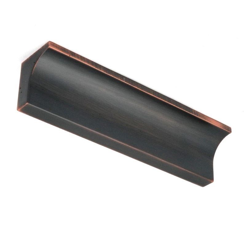 Hickory Swoop Oil-Rubbed Bronze Highlighted P3332-OBH 3cc Drawer Cup Pull