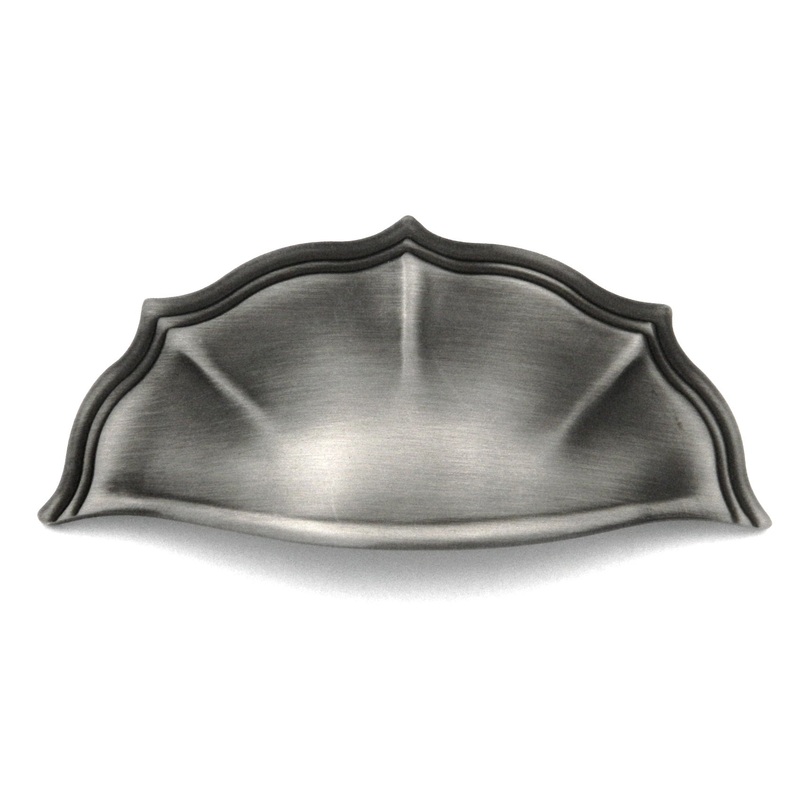 Keeler Antique Pewter Cabinet or Furniture Drawer 3cc Cup Pull P3264-15A
