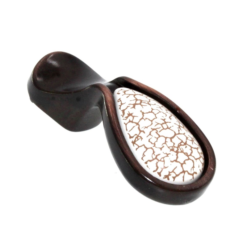 Liberty Francesca 2 1/2 Pendant Pull Bronzed Copper Crackled Ivory P49004-207