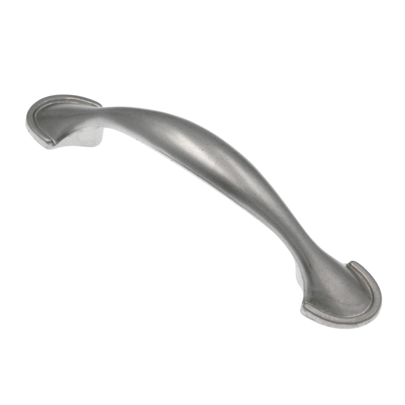 10 Pack Hickory P242-199-SN Satin Nickel 3cc Arch Cabinet Handle Pull
