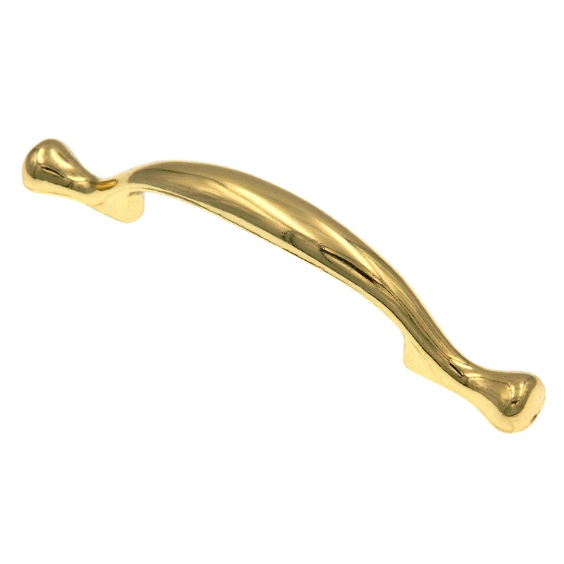 Amerock Allison Polished Brass Cabinet  3cc Handle Pull 174PB