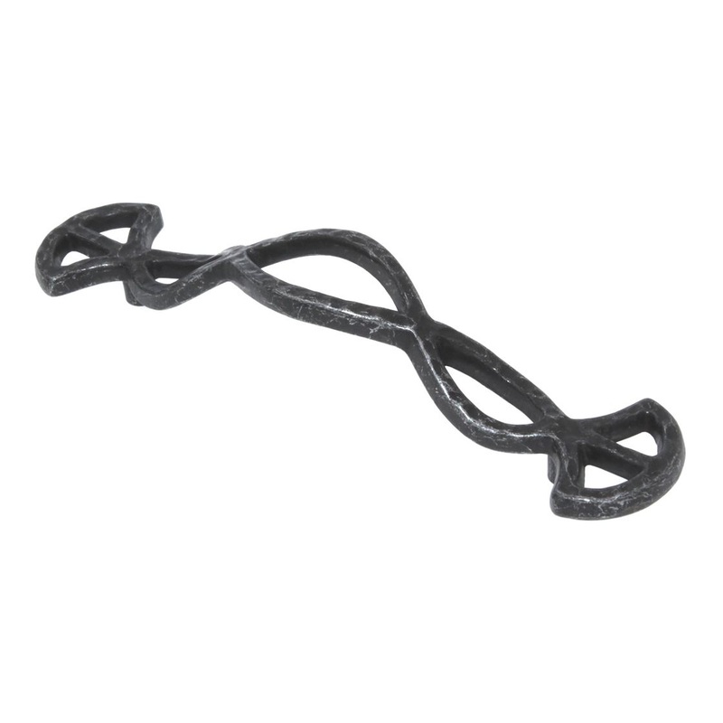 Hickory Hardware Bourbon Street Vibra Pewter 3 3/4 (96mm)cc Cabinet Handle Pull PA0521-VP