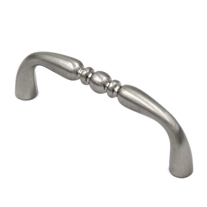 Hickory Hardware Conquest Satin Nickel Cabinet 3cc Handle Pull P14451-SN