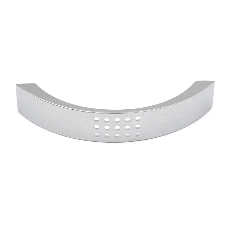 Hickory Hardware Metropolis Chrome Cabinet  3 3/4 (96mm)cc Handle Pull P4296-CH