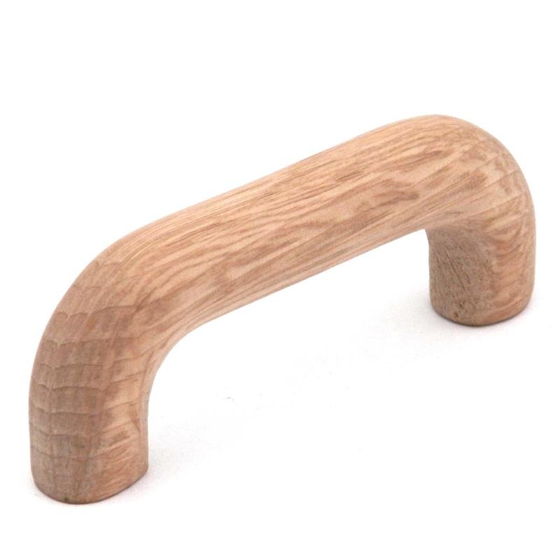 Hickory Hardware Natural Woodcraft Unfinished Wood Cabinet 3cc Handle Pull P673-UW