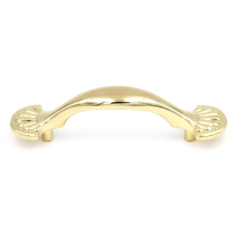 Hickory Hardware Newport Polished Brass 3cc Cabinet Pull P538-PB