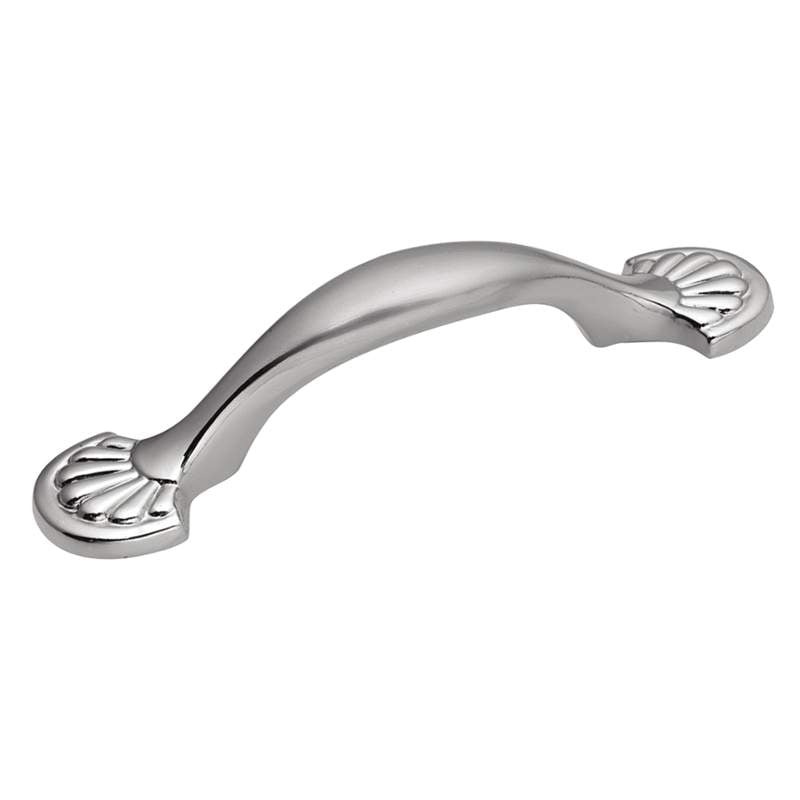 Hickory Hardware Newport Satin Chrome Cabinet 3cc Handle Pull P523-SC