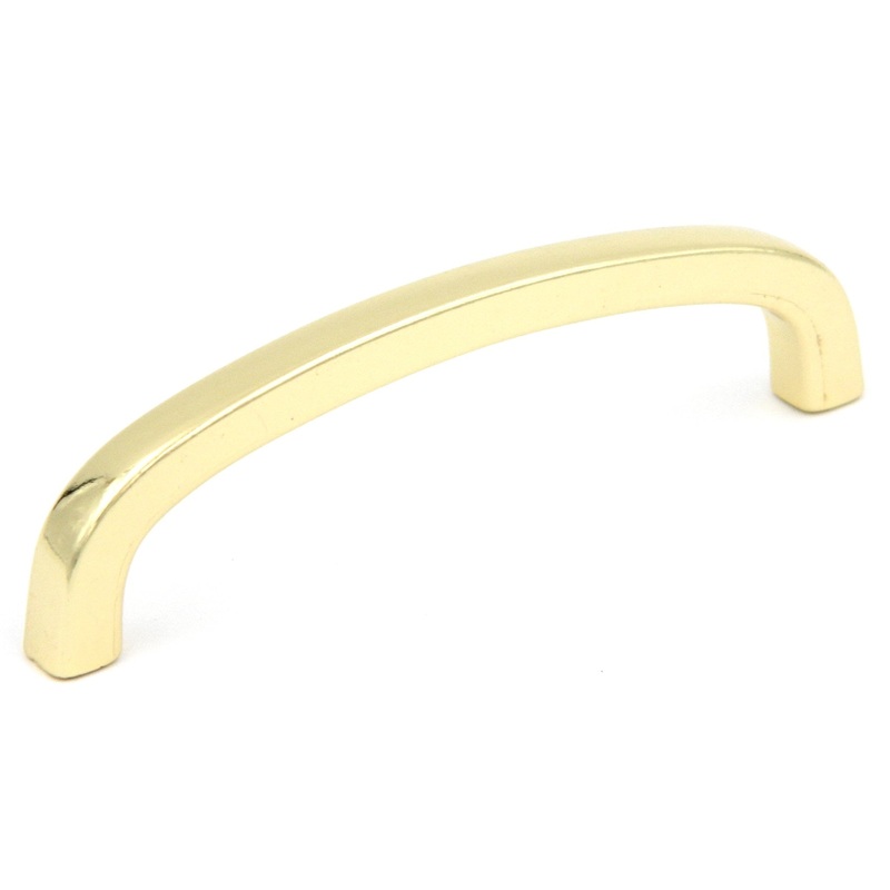 Hickory Hardware Polished Accents Polished Brass Cabinet 3 3/4 (96mm)cc Handle Pull P322-3