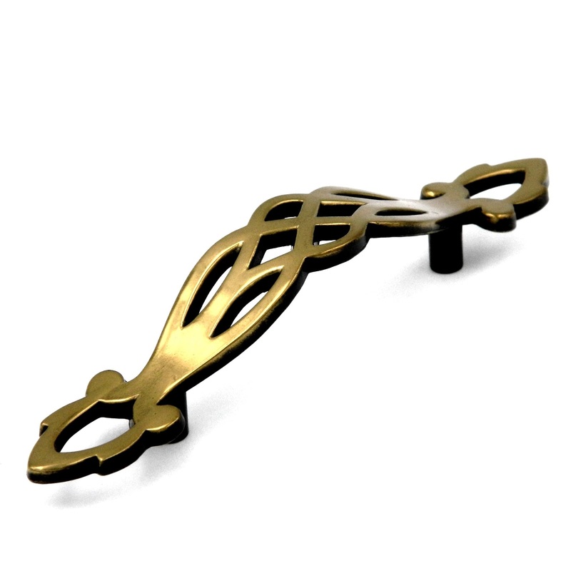 Hickory Hardware Queen Anne Lancaster Hand Polished 3cc Handle Pull P365-LP