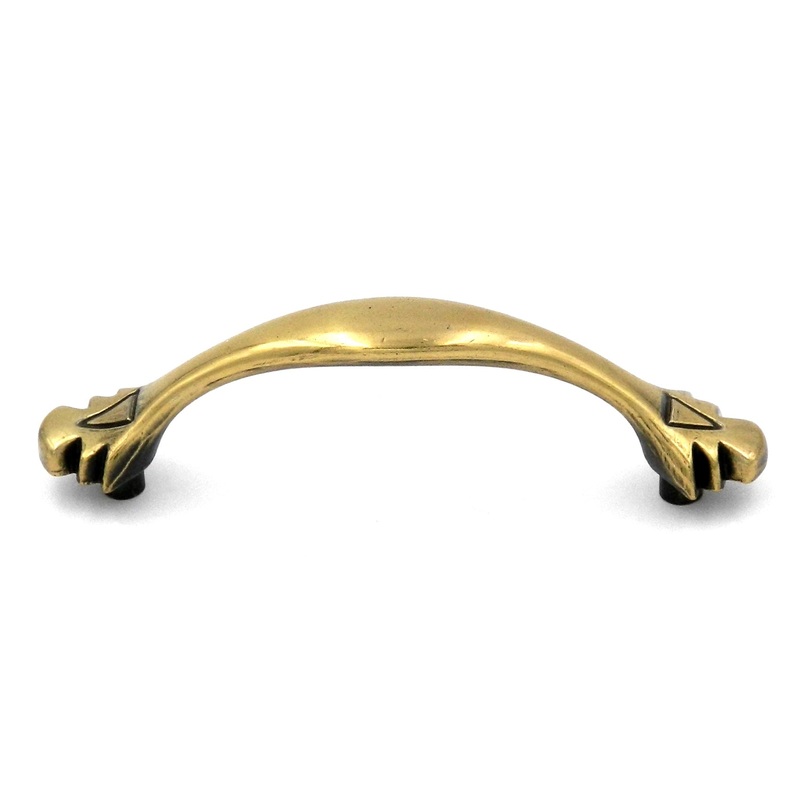 Hickory Hardware Southwest Lodge Blackened Brass Medallion 3cc Cabinet Pull P384-BBM