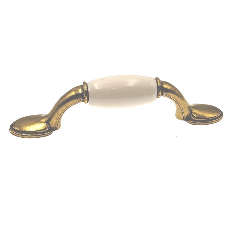 Hickory Hardware Tranquility Brass Cabinet  3cc Handle Pull P731-LAD