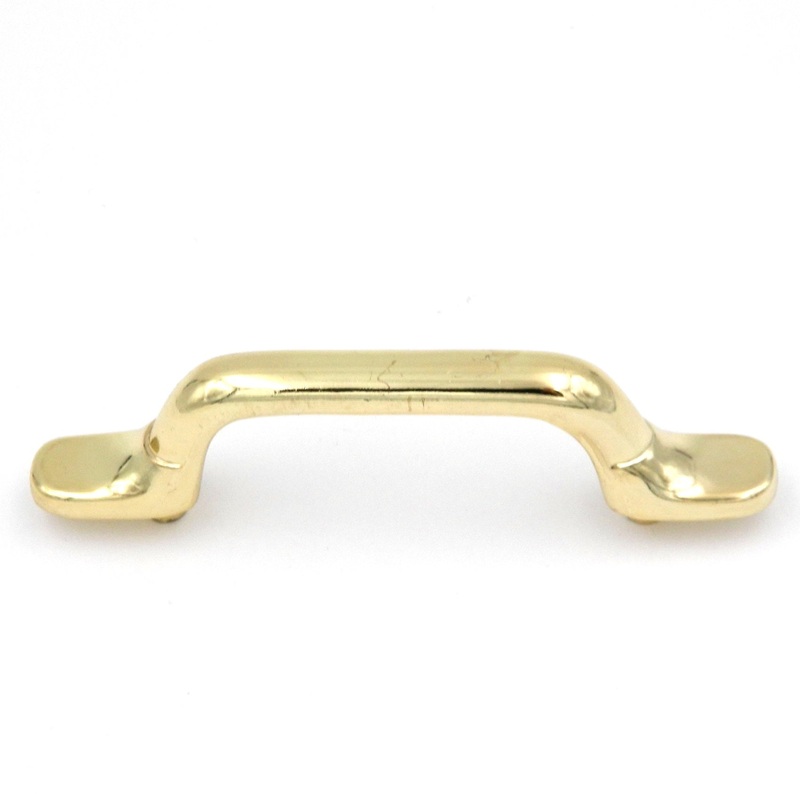 Hickory Hardware Tranquility Polished Brass Cabinet 3cc Handle Pull P556-PB