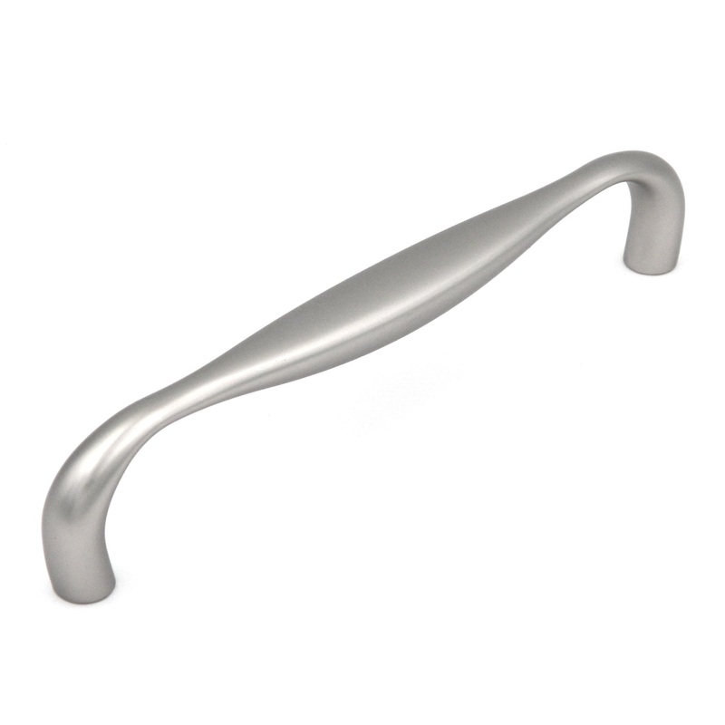 Hickory Hardware Triomphe Flat Nickel Cabinet  6 1/4 (160mm)cc Handle Pull P3344-FN