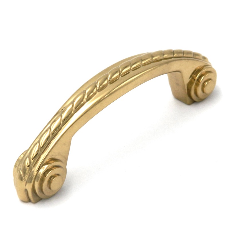Keeler Annapolis Polished Brass Cabinet  3cc Handle Pull P14