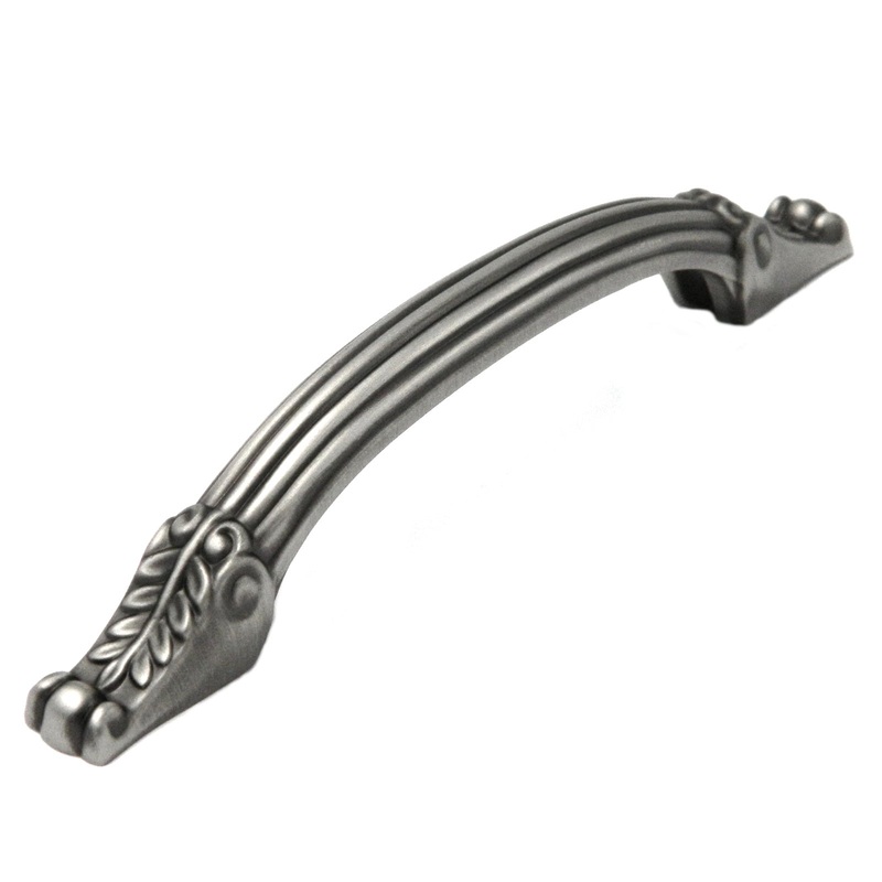 Keeler Richelieu Antique Pewter Cabinet  3cc Handle Pull F518