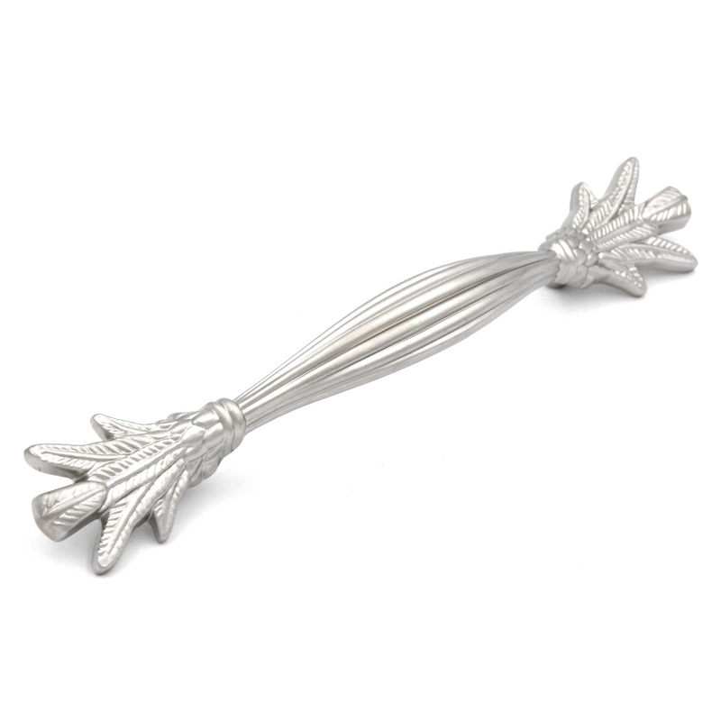 P7530-PN Pearl Nickel 3 3/4cc Cabinet Handle Pulls Belwith Hickory West Indies