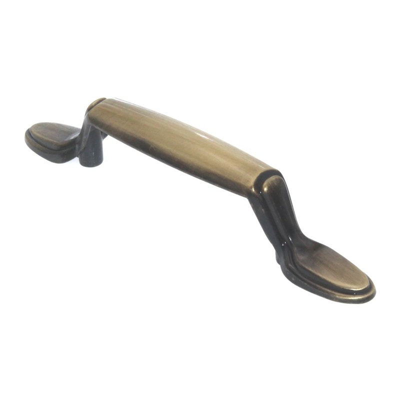 Showcase  Antique Brass Cabinet  3cc Handle Pull P2251-AB