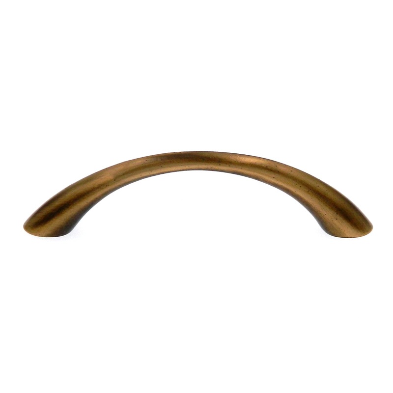 Showcase  Antique English Brass Cabinet  3cc Handle Pull P2023-AEH