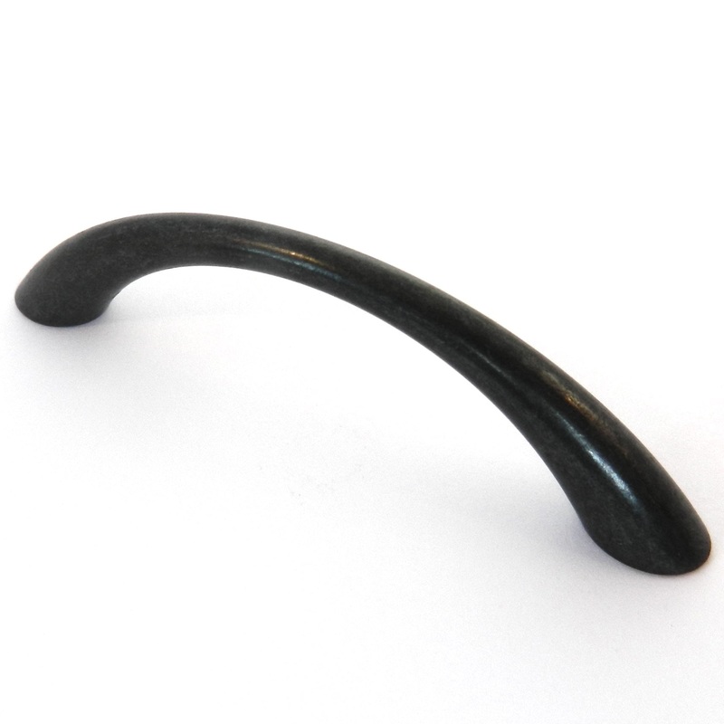 Showcase  Black Antique Cabinet  3cc Handle Pull P2023-BLAE