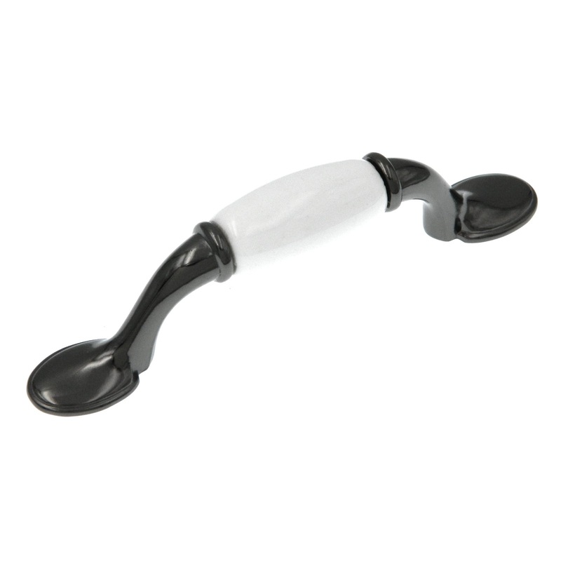 Showcase  Black Nickel Cabinet  3cc Handle Pull P2891-NBWT4